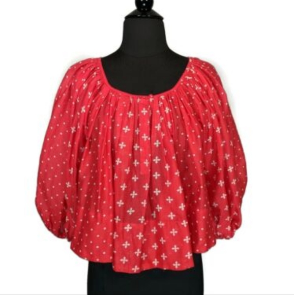 Anthropologie Kopal red top - Picture 4 of 4